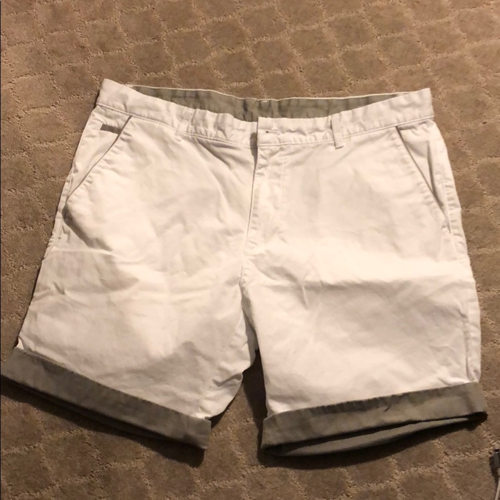 Calvin Klein white shorts